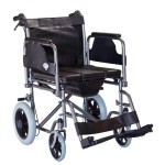 Αναπηρικό αμαξίδιο απλό με μεσαίους τροχούς και δοχείο